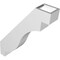 Ekena Millwork 3-in. W x 14-in. D x 18-in. H Copenhagen Architectural Grade PVC Knee Brace BRCP03X14X18CHG - alternate 6